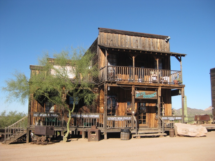 The Blue Nugget shop in Ghost Town. 